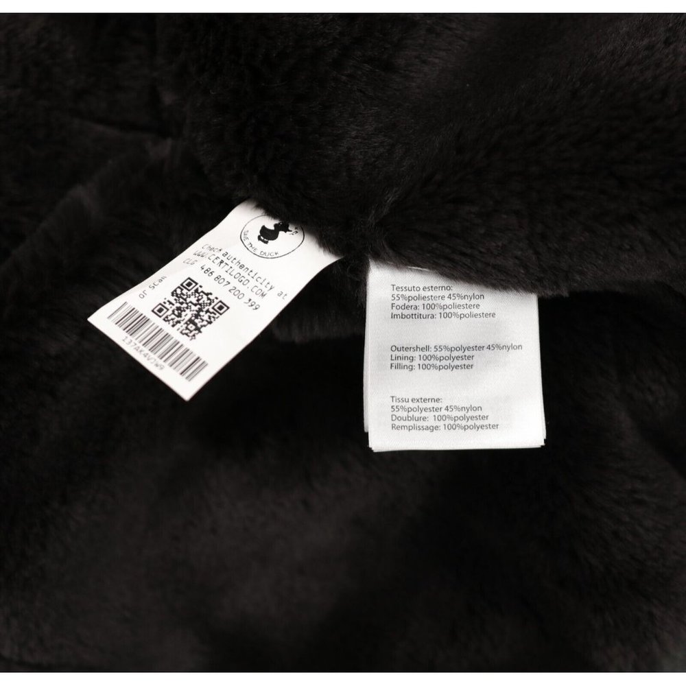 Save the Duck Full Zip Puffer Vest Women's Size 2/US Medium Gray - Picture 9 of 9